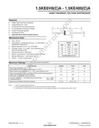 1.5KE7.5CA-T-F Datasheet Cover