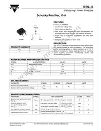 10TQ045STRR Datasheet Cover