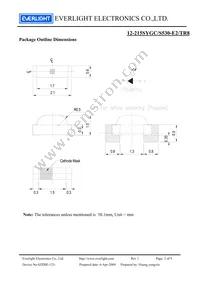 12-215SYGC/S530-E2/TR8 Datasheet Page 2