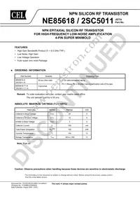 2SC5011-A Datasheet Cover