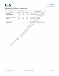 745X101104JPTR Datasheet Page 5