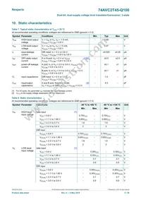 74AVC2T45GD-Q100H Datasheet Page 5