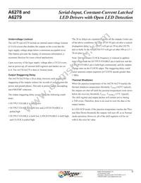 A6279ELWTR-T Datasheet Page 9