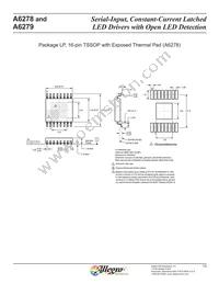 A6279ELWTR-T Datasheet Page 15