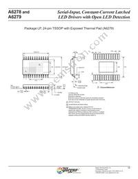 A6279ELWTR-T Datasheet Page 16