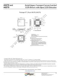 A6279ELWTR-T Datasheet Page 18