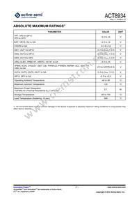 ACT8934QJ333-T Datasheet Page 7