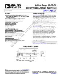 AD5761BRUZ-RL7 Datasheet Cover