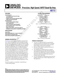 AD713JR-16-REEL Datasheet Cover