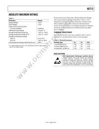 AD713JR-16-REEL Datasheet Page 5