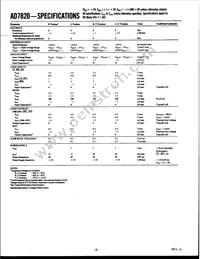 AD7820KPZ-REEL Datasheet Page 2