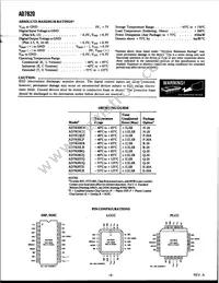 AD7820KPZ-REEL Datasheet Page 4