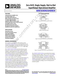 AD8628WARZ-RL Datasheet Cover