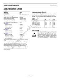 AD8628WARZ-RL Datasheet Page 6