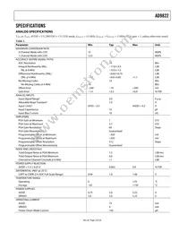 AD9822JRSZRL Datasheet Page 3