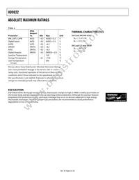 AD9822JRSZRL Datasheet Page 6