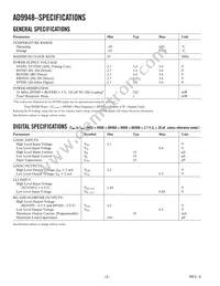 AD9948KCPZRL Datasheet Page 2