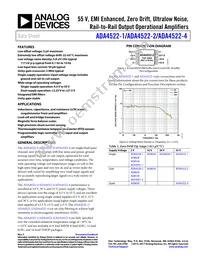 ADA4522-1ARZ-RL Datasheet Cover