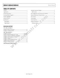 ADG441BR-REEL Datasheet Page 2