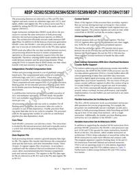 ADSP-21584CBCZ-4A Datasheet Page 9