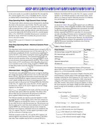 ADSP-BF518BSWZ4F16 Datasheet Page 13