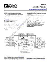 ADSP-BF538BBCZ-4A Datasheet Cover