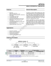 AP331AWRG-7 Datasheet Cover