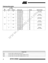 AT27LV020A-90VC Datasheet Page 10