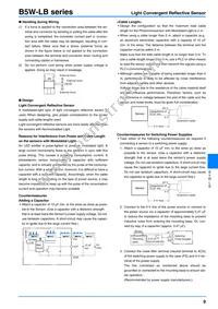 B5W-LB1122-1 Datasheet Page 9
