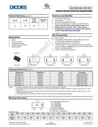 BAT54CW-7 Datasheet Cover