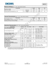 BSS123TC Datasheet Page 2