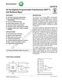 CAT5112ZI50 Datasheet Cover