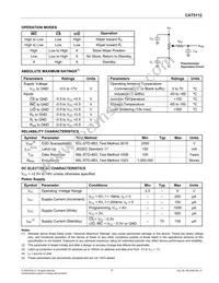 CAT5112ZI50 Datasheet Page 3