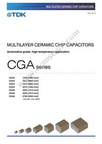 CGA4C4NP02W391J060AA Datasheet Cover