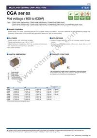 CGA9L2X7R2A684K160KA Datasheet Page 3