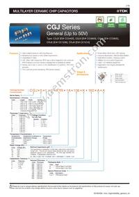 CGJ6P3X7S1H685K250AB Datasheet Page 3