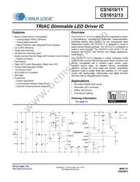 CS1613-FSZR Datasheet Cover