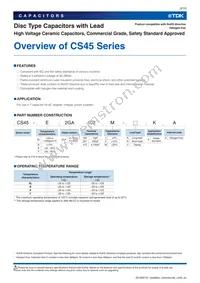 CS45-E2GA332M-VKA Datasheet Page 3