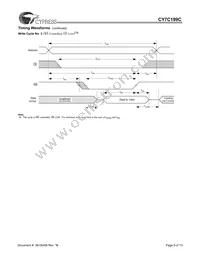 CY7C199CL-15VXCT Datasheet Page 9