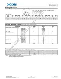 DDA113TU-7-F Datasheet Page 2