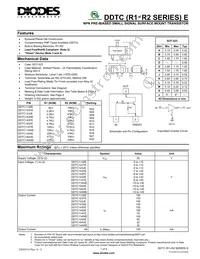 DDTC114YE-7 Datasheet Cover