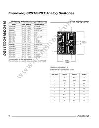 DG418CJ+ Datasheet Page 10