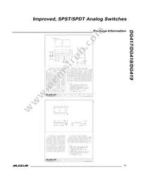 DG418CJ+ Datasheet Page 11