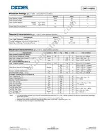 DMG1013TQ-7 Datasheet Page 2