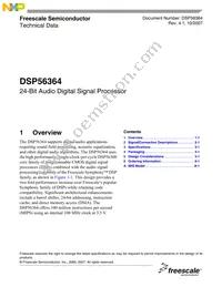 DSPB56364AF100 Datasheet Cover