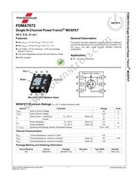 FDMA7672 Datasheet Page 2