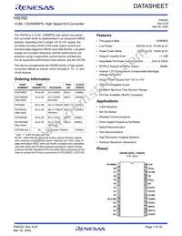 HI5760IA-T Datasheet Cover