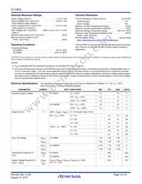 ICL7665SIBA-T Datasheet Page 3