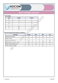ICPL2601SMT&R Datasheet Page 2