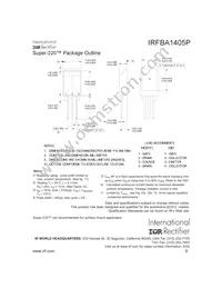 IRFBA1405P Datasheet Page 9